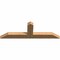 Ekena Millwork Portland Smooth Timber Gable Bracket, Western Red Cedar, 60"W x 20"H x 3 1/2"D x 5 1/2"F, 8/12 Pitch GBW060X20X0406POR00SWR - alternate 5